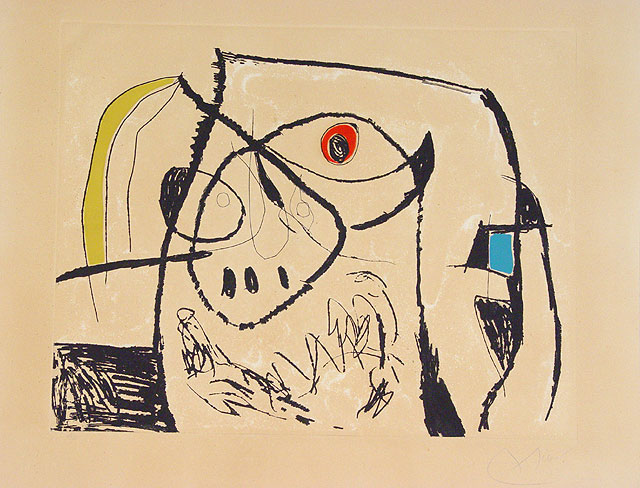 Joan Miró. Grabado nº XII (Serie Mallorca)