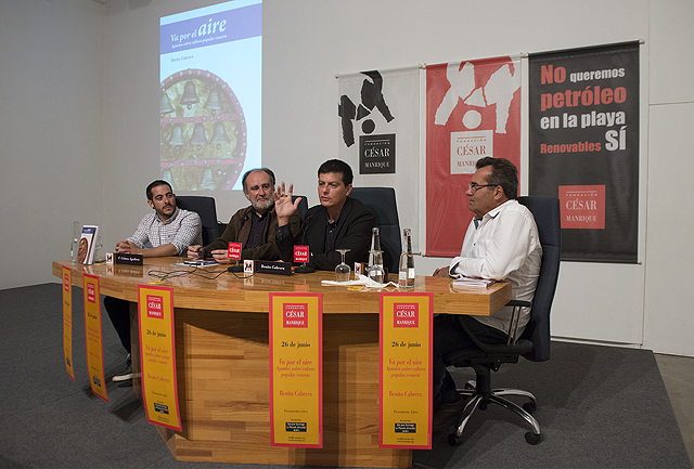 Zebensui López, Fernando Gómez Aguilera, Benito Cabrera y Miguel A. Corujo