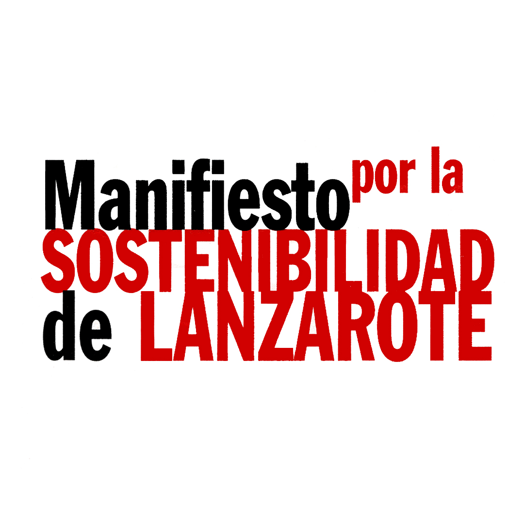 Manifiesto por la sostenibilidad de Lanzarote