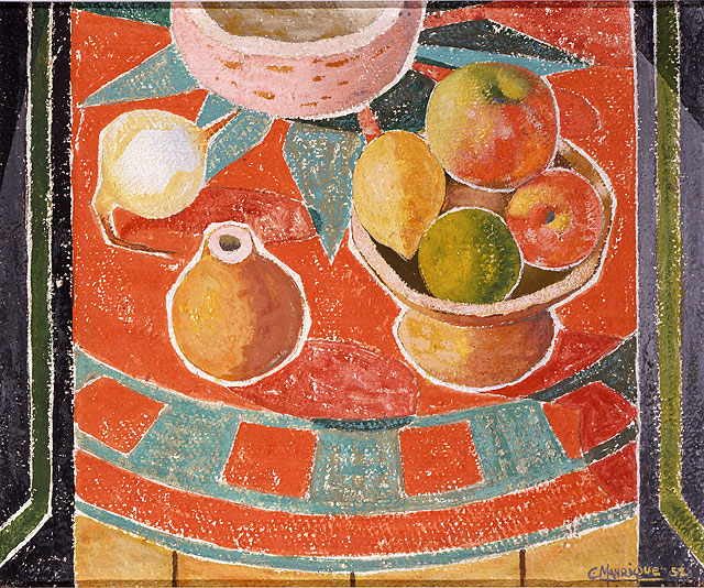 Frutos en la alfombra, 1952